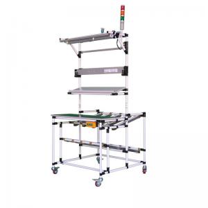 China Antistatic Electronic Work Table Easy Assembly Light Duty Lean Tube Workbench supplier