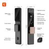 3D Face Recognition Door Lock with Video Doorbell Front Door Security Tuya App