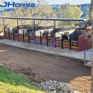 Various Heavy Duty Horse Stall Fronts  Black Powder Coated