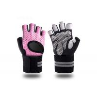 China Half Finger Fitness Weight Lifting Gloves OEM Logo Workout Gym Gloves on sale