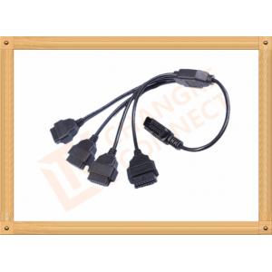 China Чернота КК-МФ16И04Л удлинительного кабеля Пин ОБД ПВК 16 стойкости supplier