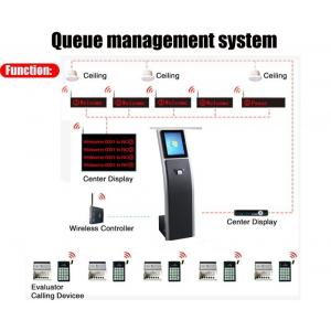 China Bank / Hospital Self Service Kiosk Queue Management Touch Screen Windwos System supplier