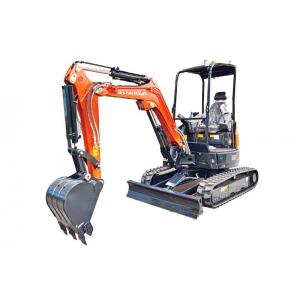 China Red Mini Excavator 2600kg Tailless Bucekt 0.09M3 With Cabin Euro 5 Rubber Track Kubota CAT JCB supplier
