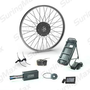 20-35km/H Electric Brushless Hub Motor , 48v 750w Geared Hub Motor Kit