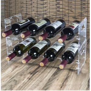 China LANGYI Custom Countertop Acrylic Wine Display Stand For Supermaket supplier