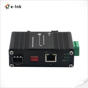China Mini Industrial Media Converter 12~48VDC Terminal Block Power Input Extensive LED Indicators for Network Diagnostics wholesale