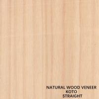 China Africa Natural Koto Wood Veneer Quarter Cut Straight Grain Good Quality For Dyeing Process Can Be Customized on sale