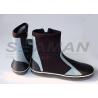 China 5mm hi top zipper Neoprene wetsuit boots with anti-slip rubber sole for scuba diving surfing sailing and kayak wholesale