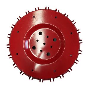 China Zoomlion Heavy Industry Compatible Double-Layer Concave Sweeping Disks – Red for Road Surface Cleaning (Sanitation Vehicle Use) wholesale