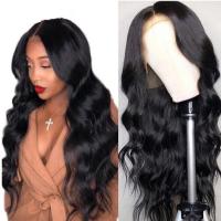 China 100% Natural Human Hair Lace Front Wigs / Long Hair Wigs For Black Women on sale
