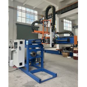 China Machine de découpe de porte à pôle léger/machine de découpe automatique à plasma CNC, diamètre 350 mm, course 2000 mm wholesale