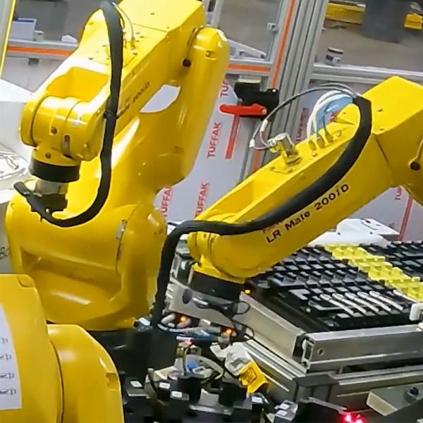 7kg Payload Programming Industrial Robot FANUC LR Mate 200iD/7LC For Assembly Machine Tending With Gripper