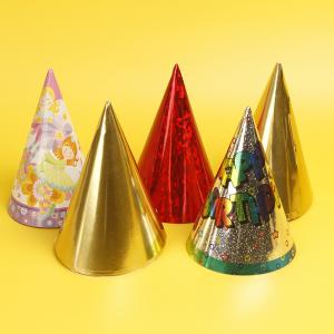 Cone Birthday Party Hat Kraft Paper For Children Any Festival Recyclable