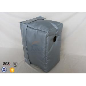 25mm Actuator Thermal Insulation Covers , Fire Retardant Insulation Blanket Silicone Fiberglass Fabric