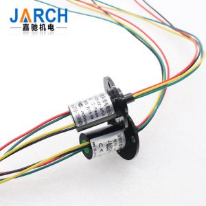 China Electrical Power Contacts 36 Circuits Capsule Slip Ring Lower Electrical Noise supplier