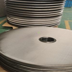 China Rimmed SS316 Diameter 3000mm Mesh Filter Disc wholesale