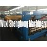 Small Corrugated Sheet Metal Roof Roll Forming Machine / Roof Panel Making