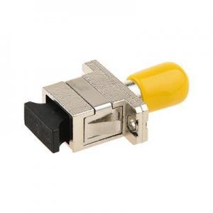 Easy Connection Fiber Optic Converter Metal SC To ST Adapter For Different Connector Types