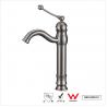 China Oil Rubbed Bronze Water Mixer Tap , Concrete Chrome Basin Faucet wholesale