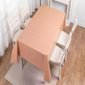 Printed PVC Rectangle Tablecloth for Dining Table Stain-resistant and Waterproof