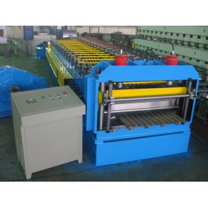 Automatic Metal Glazed Roof Tile Roll Forming Machine Siemens PLC Control for Mexico Market