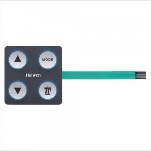 Pantone Color Membrane Key Switch RAL Color With Tactile Metal Dome