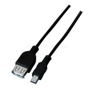 China Le câble Af d'USB au mini transfert de 5pin USB câble supplier
