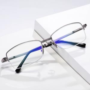 Promotion Metal Frame Reading Eyeglasses 139MM Anti Blue Light AC Lens