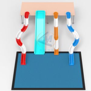 China カスタムスイミングプールウォータースライド屋内プールスライド（家族向け） wholesale