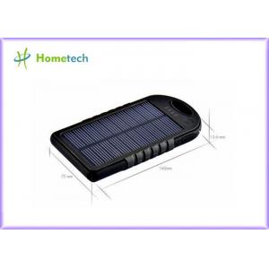Solar Lipstick Power Bank / Charger External Battery Dual USB Port