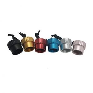 aluminum anti-Dust Caps For scuba Diving , Valve Dust Caps with 3mm rope