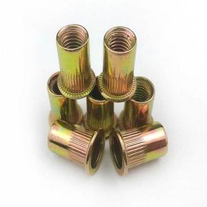 Yellow Zinc Plated Steel Twist-Resistant Rivet Nuts Blind Rivet Nuts