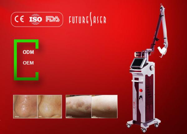 RF Tube Co2 Fractional Laser Machine 360 Degree Scanning Ability Skin Rejuvenati
