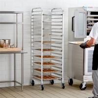 China RK Bakeware China Foodservice NSF Custom 800 600 Revent Oven Rack Stainless Steel Baking Tray Trolley on sale