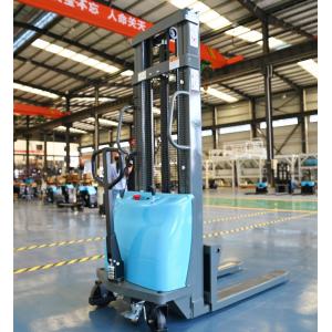 China Battery Operated Semi Electric Pallet Stacker 2500mm Lift Height For Warehouse supplier