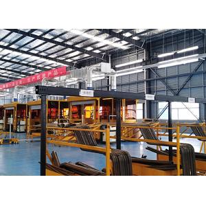 China Customized Color Auto Robot Production Line For Bulldozer Beam And Tipping supplier
