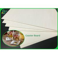China Highly Absorption Pulp - Based 0.4mm -2.5mm Drink Coaster Board For Making Beer Mat on sale