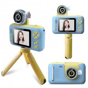 China 180 Degree Kids Digital Cameras Blue 10.4x5.4x3.6cm Waterproof supplier