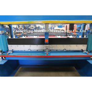 China High Speed Roofing Sheet Roll Forming Machine , 380V aluminium sheet rolling machine supplier