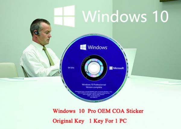 English Language PC Computer Software Win 10 Pro 64 Bit Genuine Product Key Full