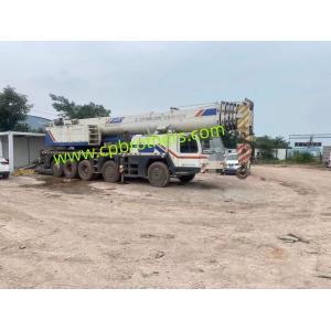 China QY200V Zoomlion 110ton Terrian Cranes Móveis Caminhão Cranes Usados Serviço pós-venda Validável supplier