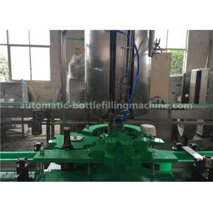China Reasonable Stucture Glass Bottle Filling Machine SUS304 SS For Small Scale Filling supplier
