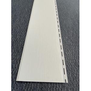 White Outdoor PVC Wall Cladding Sheet Embossed Surface Length 30m
