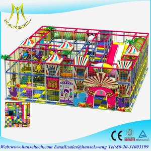 China Hansel high quality kids indoor play grounds soft play center supplier