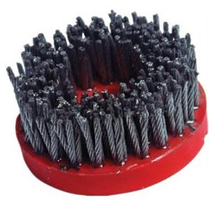 High Speed Diamond Abrasive Brush Plastic Backed Excellent Polishing Performance