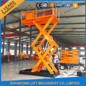 China 3T 3.6M Cargo Loading Fied Stationary Hydraulic Scissor Lift Warehouse Scissor Lift Table wholesale