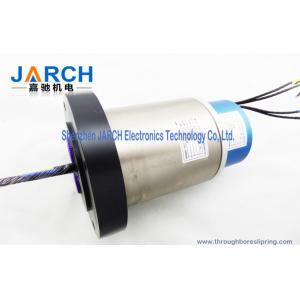 China 30RPM Max Speed Signal Hybrid Slip Rings With Aluminium Alloy House , 170mm Outer Size supplier