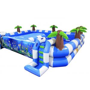 China Blue Baby Large Inflatable Swimming Pool Safe 0.55mm Pvc Materia Customized supplier