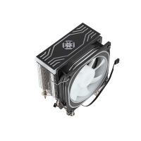 China 4pcs Pipe Black And White CPU Cooler , 12VDC ISO9001 CPU Liquid Cooling Radiator on sale