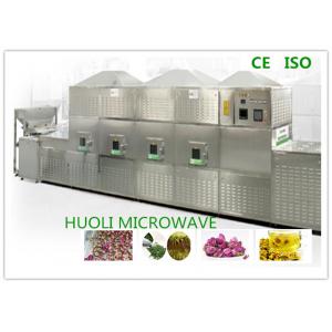 36KW Flower Dryer Machine Flower Microwave Dehydrator Tunnel Type